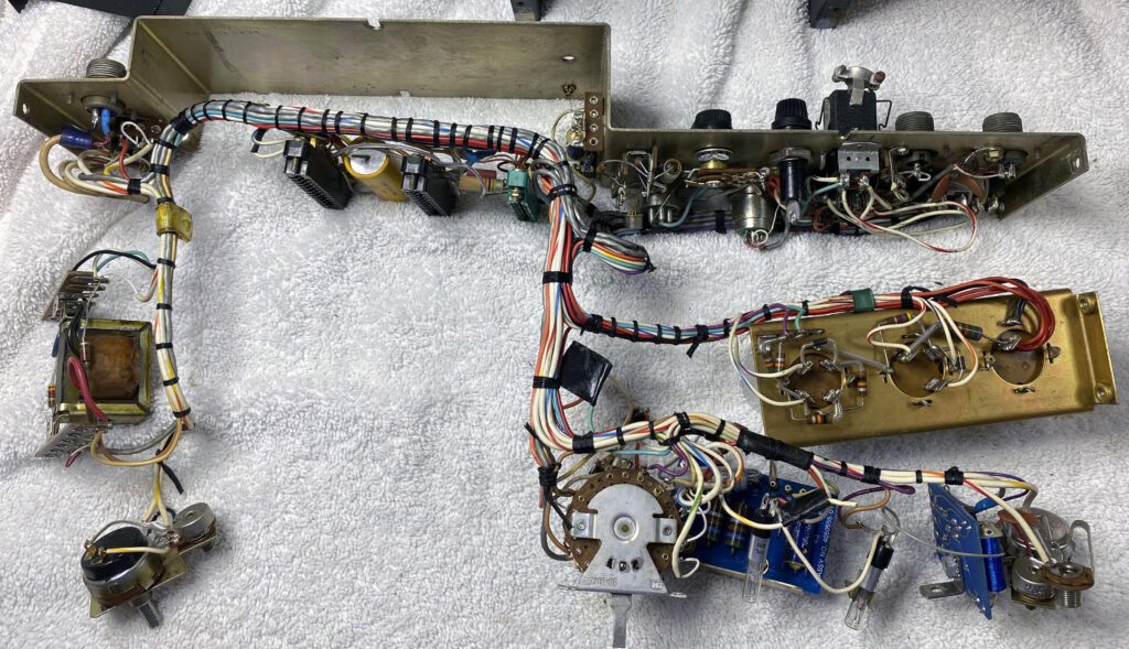 disassembled preamplifier
