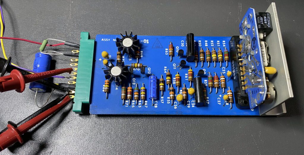 record PCB after servicing