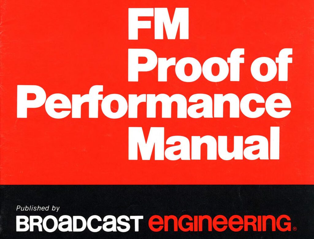 Broadcast Engineering Proof of Performance