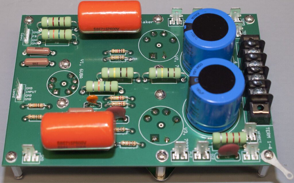 30 W amplifier block PCB