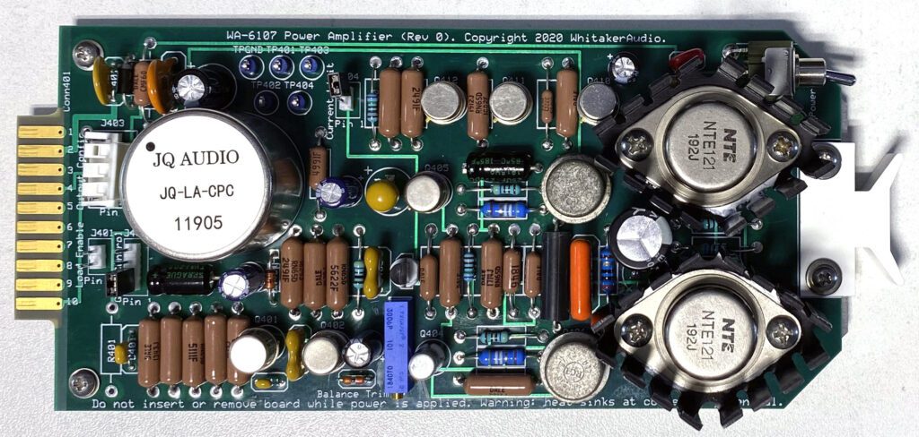WA-6107 power amplifier