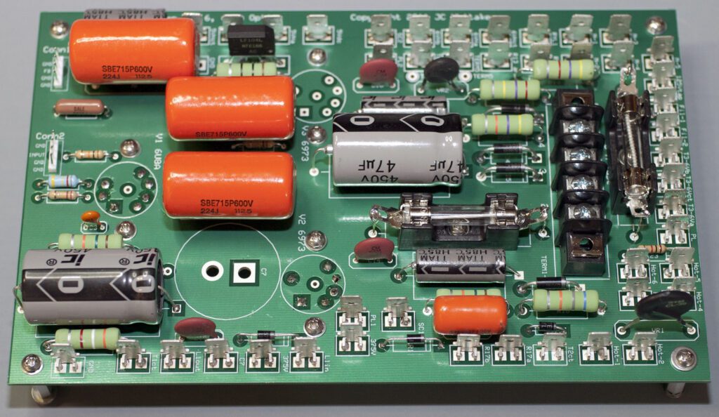 20 W amplifier circuit board