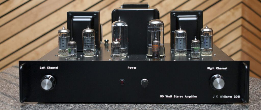 50 stereo amplifier with voltage regulator