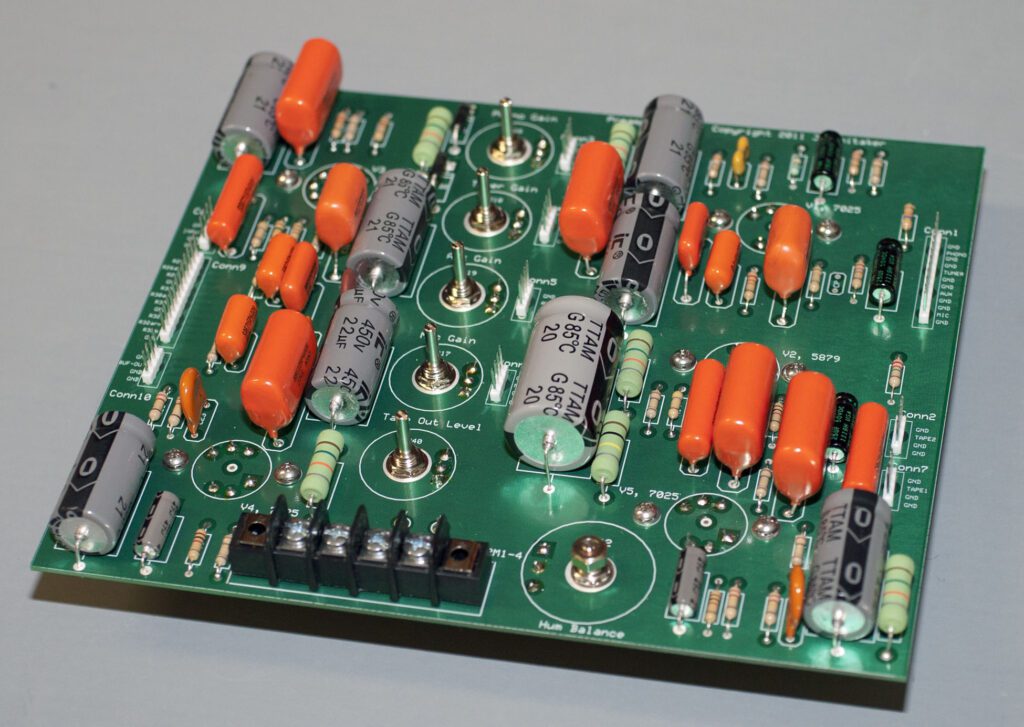 stereo preamplifier PCB