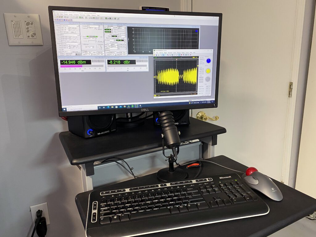 bench tests using the Audio Precision System One