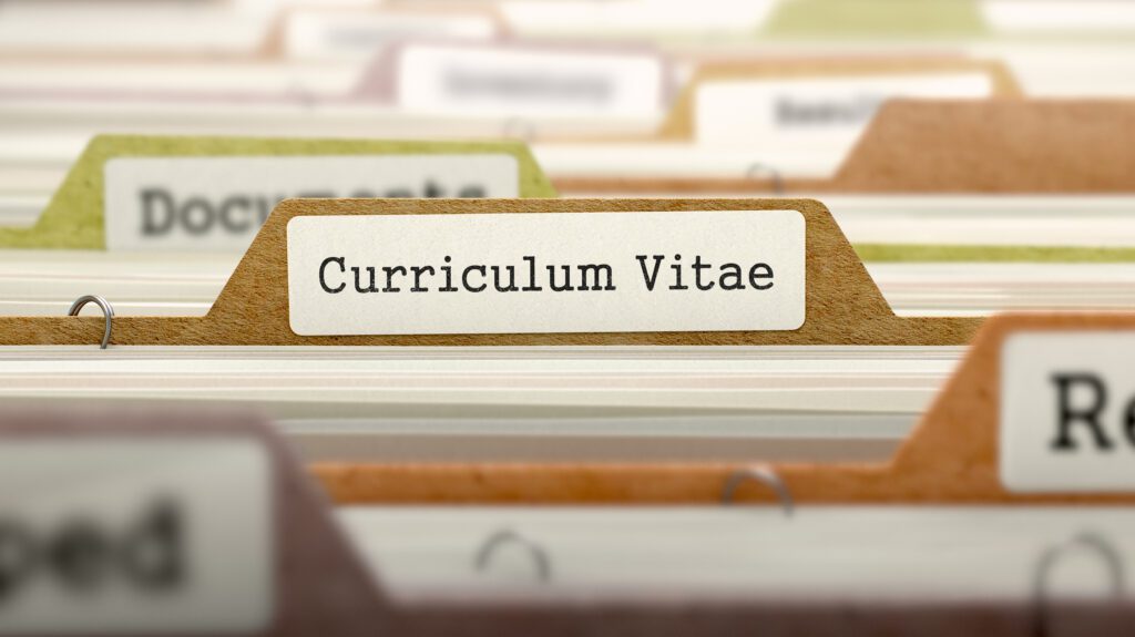 curriculum vitae image