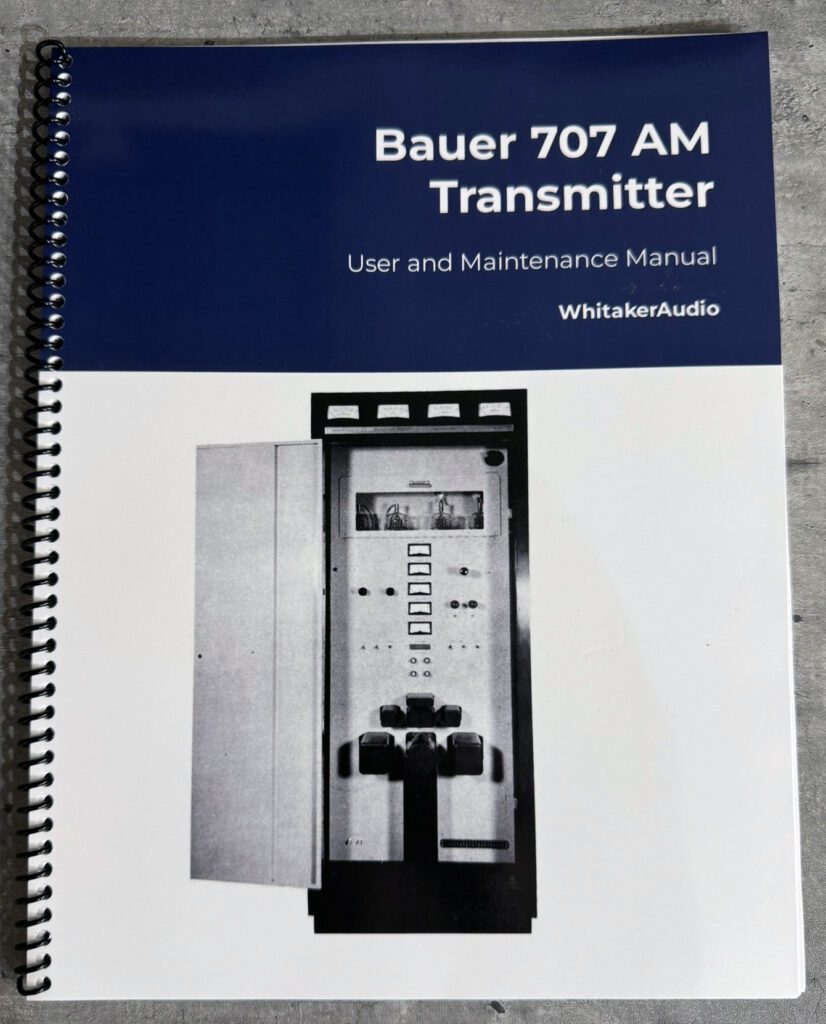 updated Bauer 707 manual